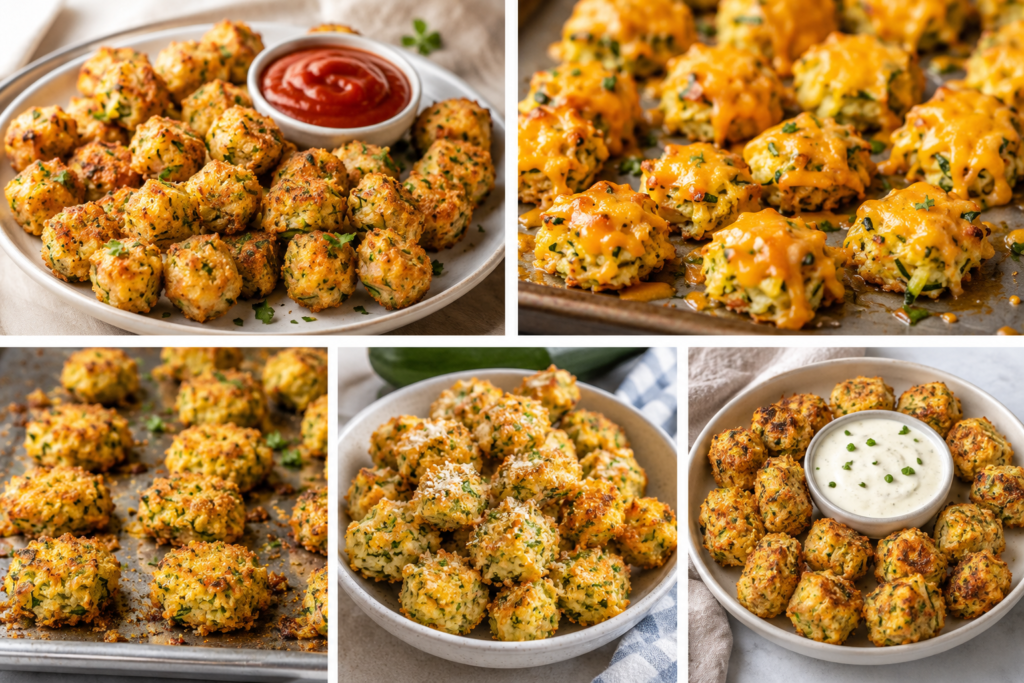 crispy zucchini tots
