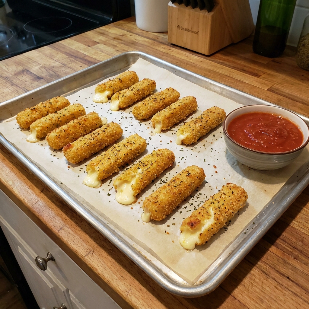 cottage cheese Parmesan fry sticks