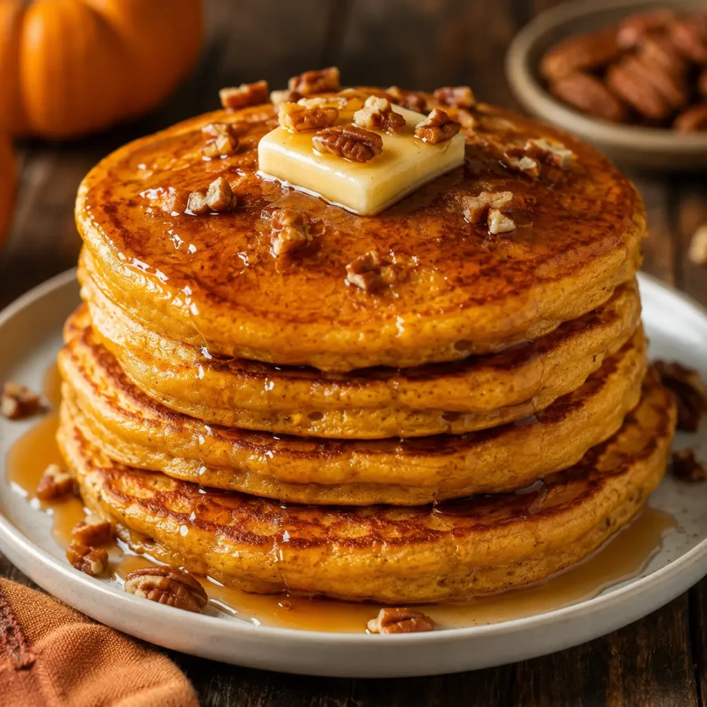 Fluffy Pumpkin Pancakes