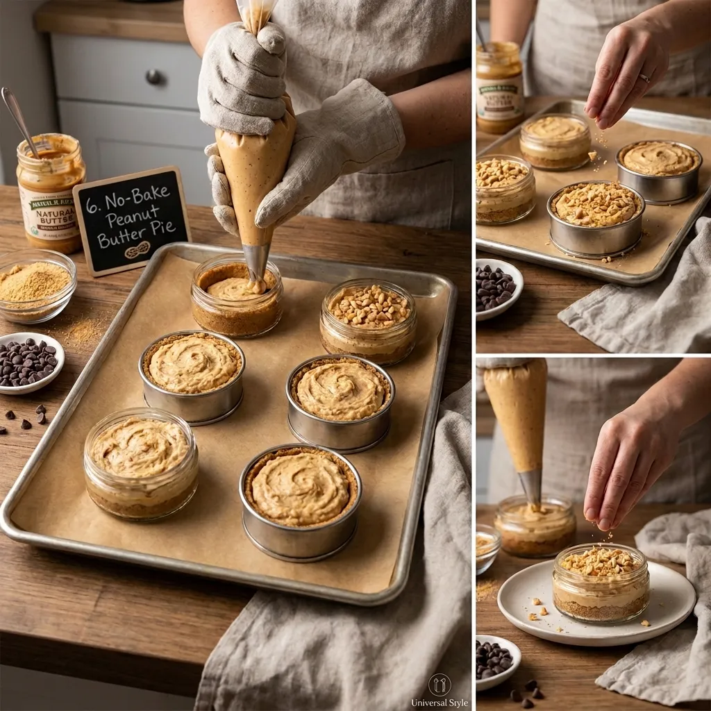  No-Bake Peanut Butter Pie