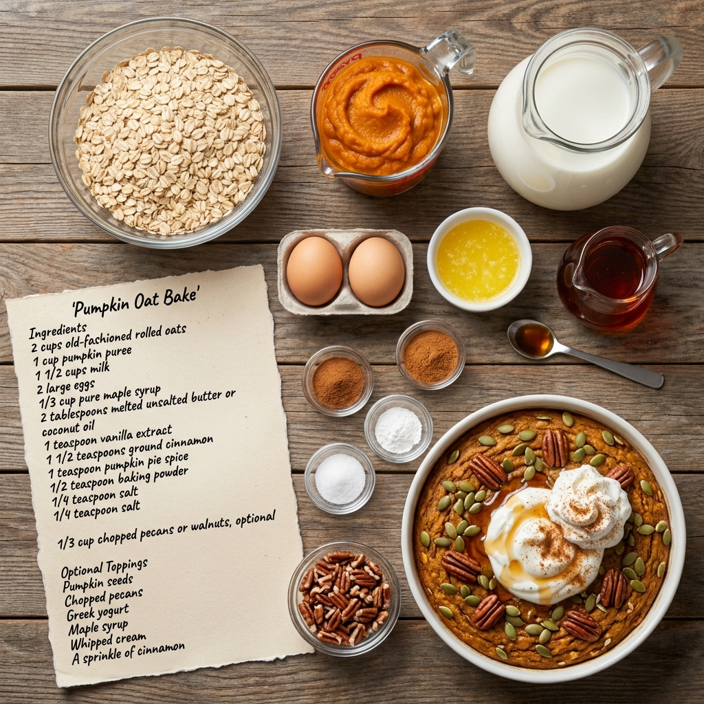 pumpkin baked oatmeal