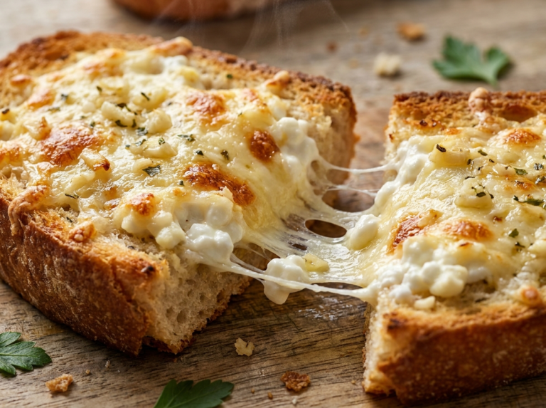 cottage cheese garlic bread