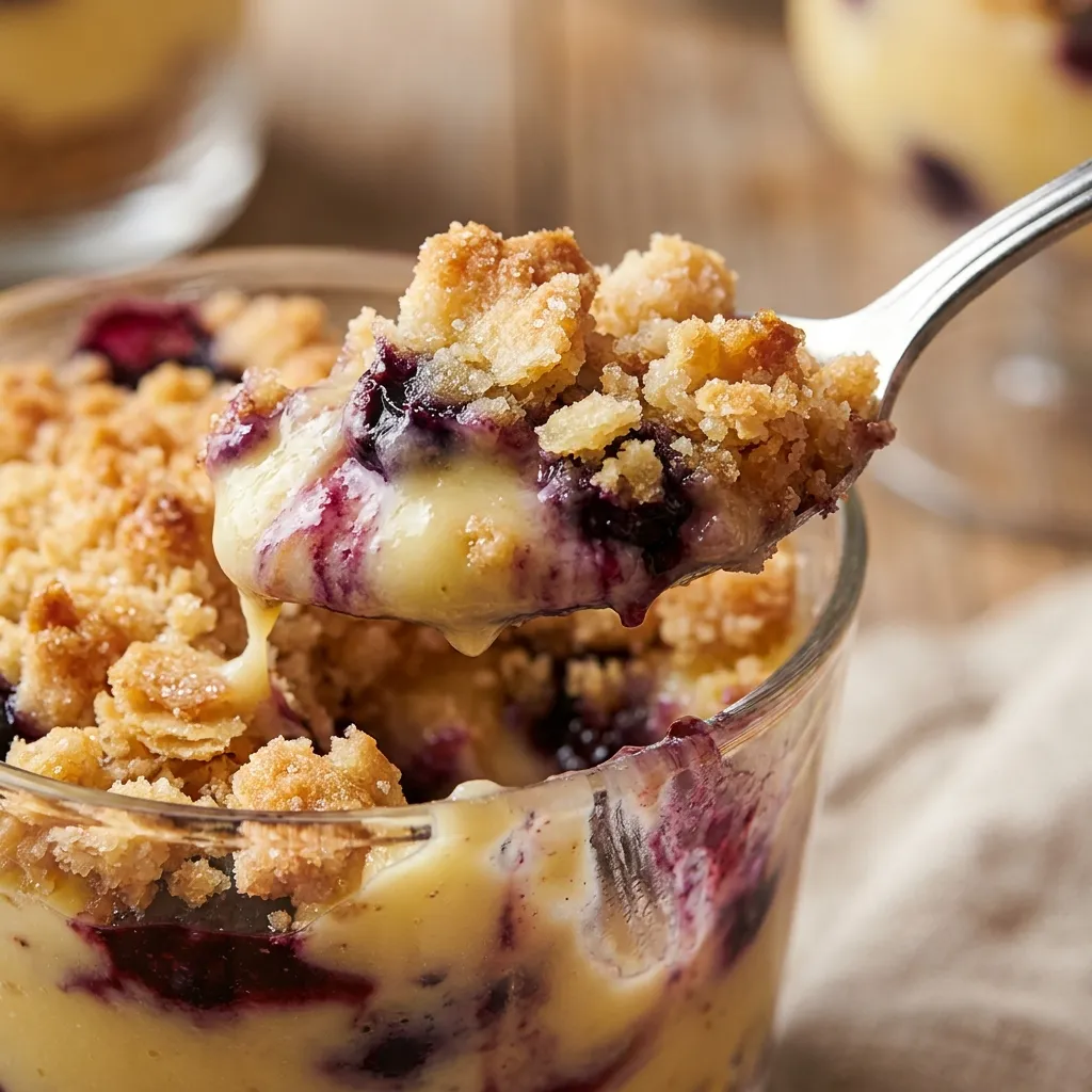  Lemon Blueberry Dessert Cups