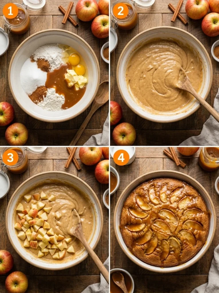 homemade apple cake