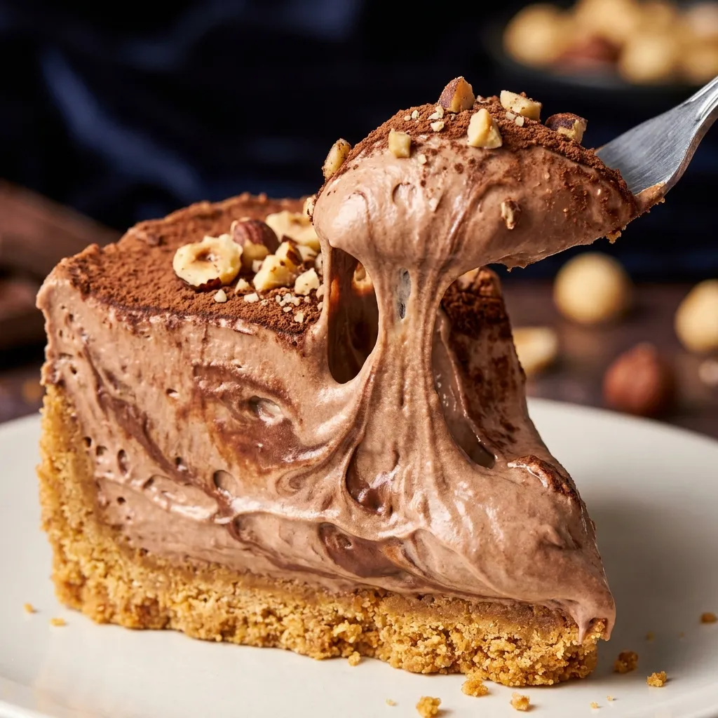 No-Bake Nutella Cheesecake