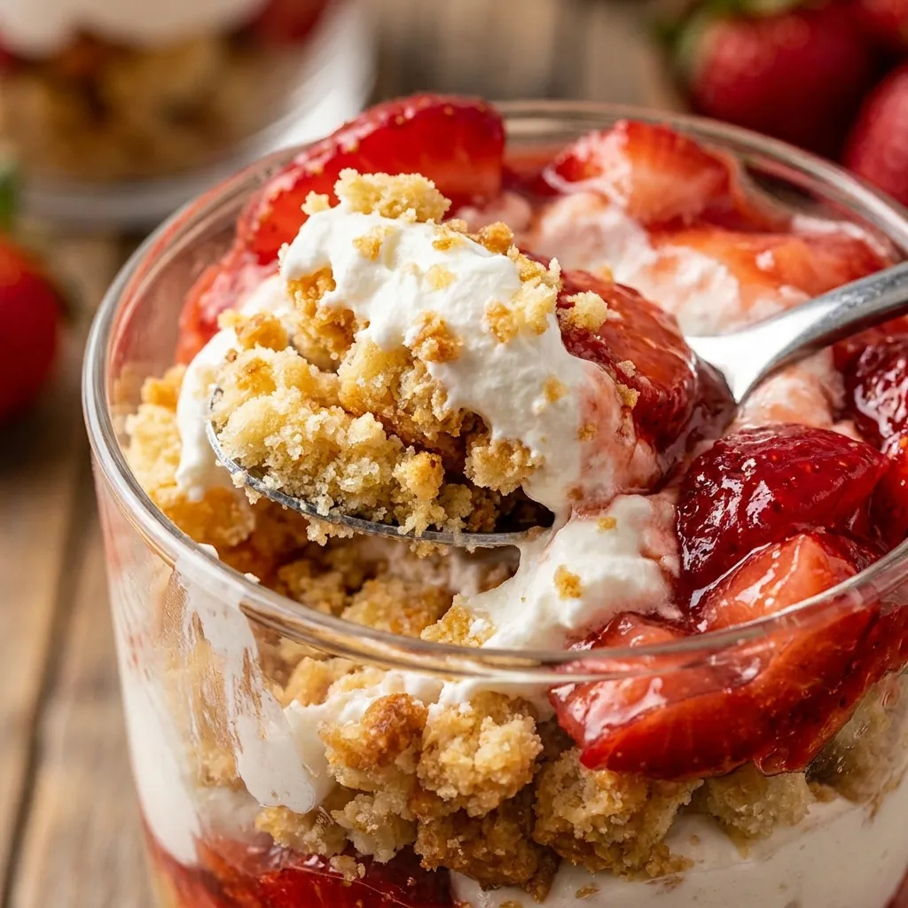 Strawberry Shortcake Parfaits
