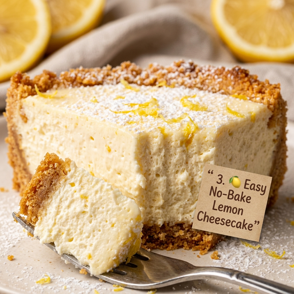 No-bake lemon pie