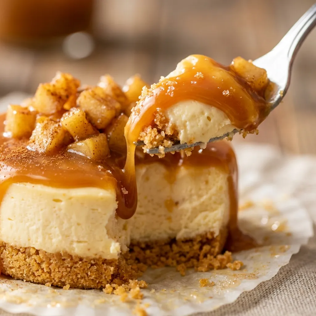 No-Bake Caramel Apple Cheesecake Cups