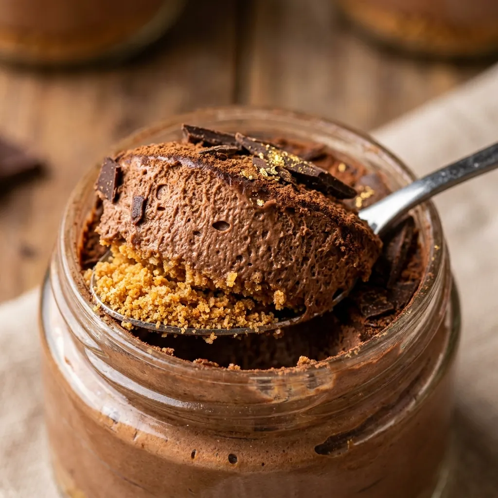  No-Bake Chocolate Cheesecake Cups