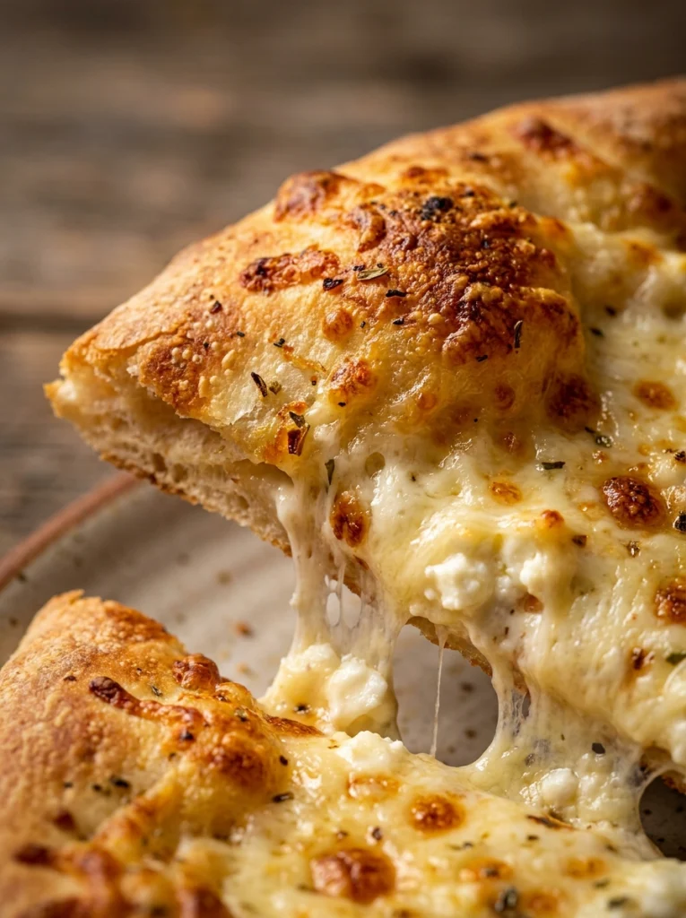 Cottage Cheese Pizza crust spread on parchment paper before baking